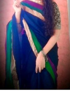Black Cotton Saree