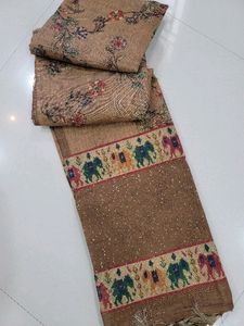 Floral Design Saree