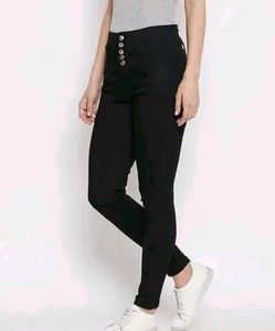 Black High-Waisted Jeans