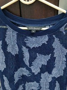 Latin Quarters Blue Top - Size M