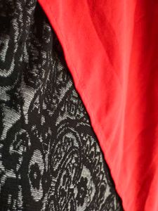 Stylish Red &amp; Black Kurti