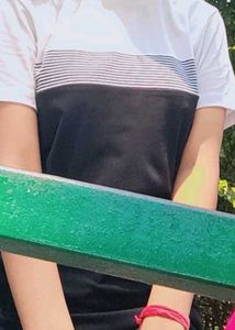 Black &amp; White Slim-Fit T-Shirt