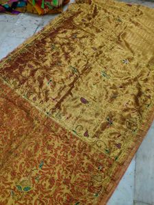 Organza Saree With Aari Tari Beautiful Work 🔥