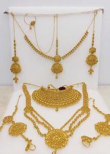 Golden Bridal Jewelry Set