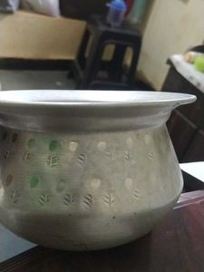 pure aluminium patila vessel container