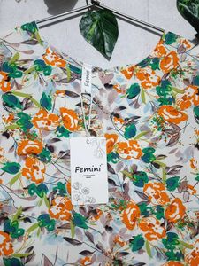 New With Tag Floral Print Top