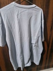 Zudio L  OVER SIZED Blue T-Shirt