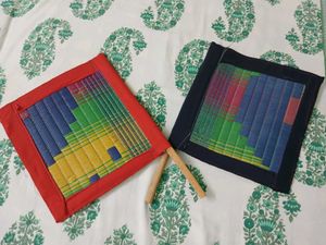 Handmade Colorful Hand Fans 2