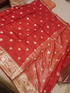 Elegant Red Saree