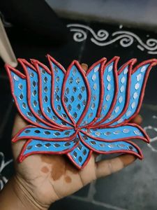 Handmade Lotus Craft With Cardboard