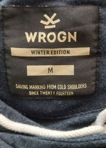 Wrogn Winter Wear Hooded Sweatshirt