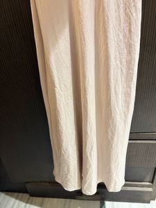 Beautiful Lace Trim Halter Maxi Dress