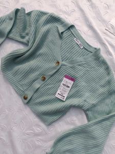 Shein oversized cropped cardigan