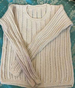 White Knitted Sweater