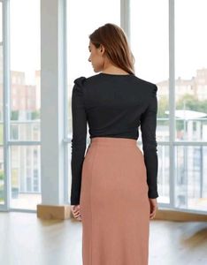 Chic Black Top(Free Delivery)