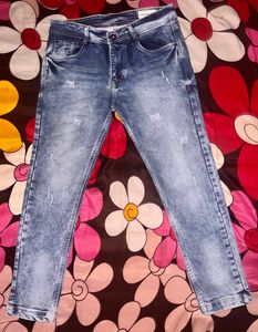 CK Brand Sky Blue Jeans For Men Length 38”