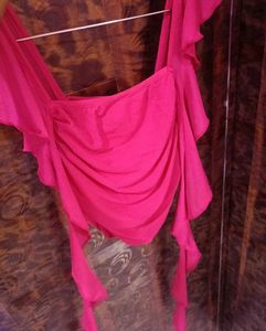 Pink Ruffle Top