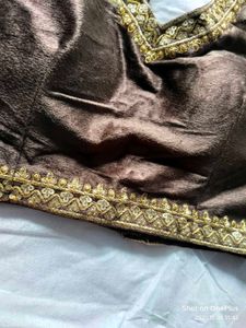 New Elegant Brown Blouse