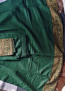 Green Dress Material