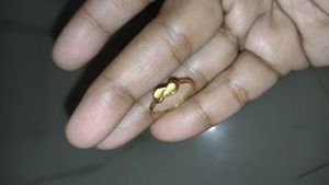 1.120 Gram 916 Gold Ring For Women