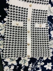 Houndstooth Mini Dress