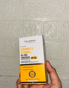 Dr. Sheth’s Ceramide& Vitamin C Oil-Free Sunscreen