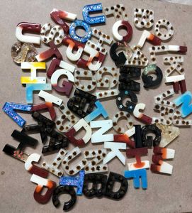 Resin Letter Charms