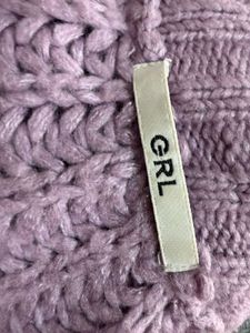 Lavender Knit Cardigan