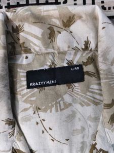Men Botanical Print Shirt