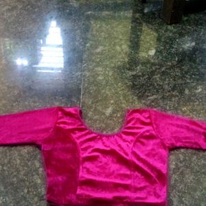 Dark Pink Stretchable Blouse