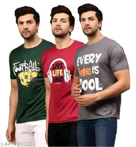 Men&#39;s Graphic Print T-Shirt (Set of 3)
