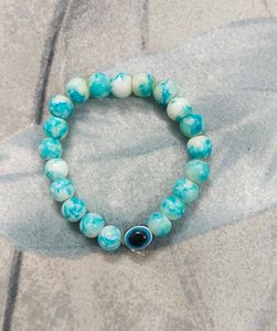 Larimar Evil Eye Bracelet