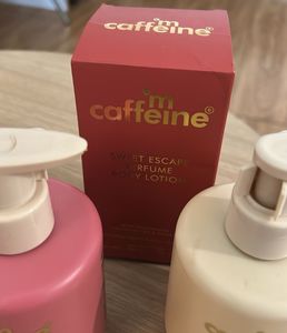 combo set of 2 mCaffeine Perfume Body Lotion