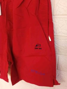 Red Athletic Shorts