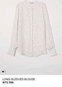 H&amp;M Hearts Long Sleeves Blouse