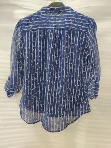 Blue Shirt With Star Prints