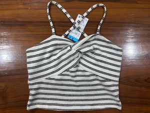 Striped Knit Tank Top