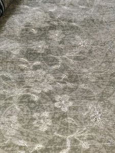 Crepe With Satin Floral Saree