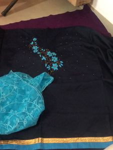 dress material top and duppata