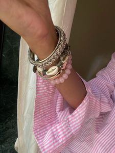 Pink Striped Button-Down Shirt