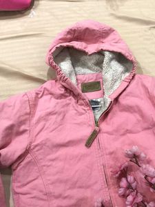 Pink Hooded Jacket