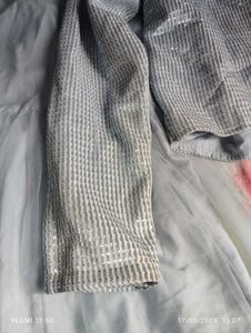 Glitter Gown Full Sleeve Coat Party Wear