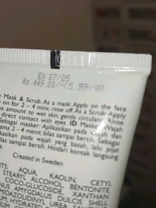 Oriflame Love Nature Mask &amp; Scrub - Oily Skin