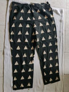 BLACK STRAIGHT COTTON PANT