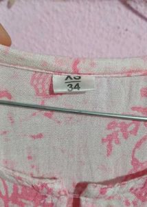 Pink Short Kurti