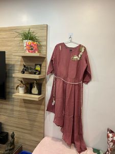 Elegant asymmetrical Kurti with Embroidery