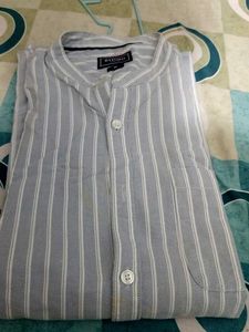 Shirt With Henley Neck