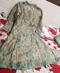 Floral Print Pant  Kameez Suit