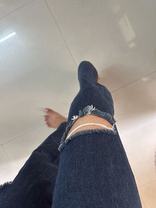 Distressed Wide Leg Jeans