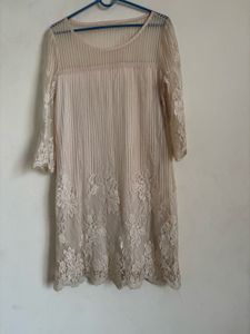 Off White Lace Dress